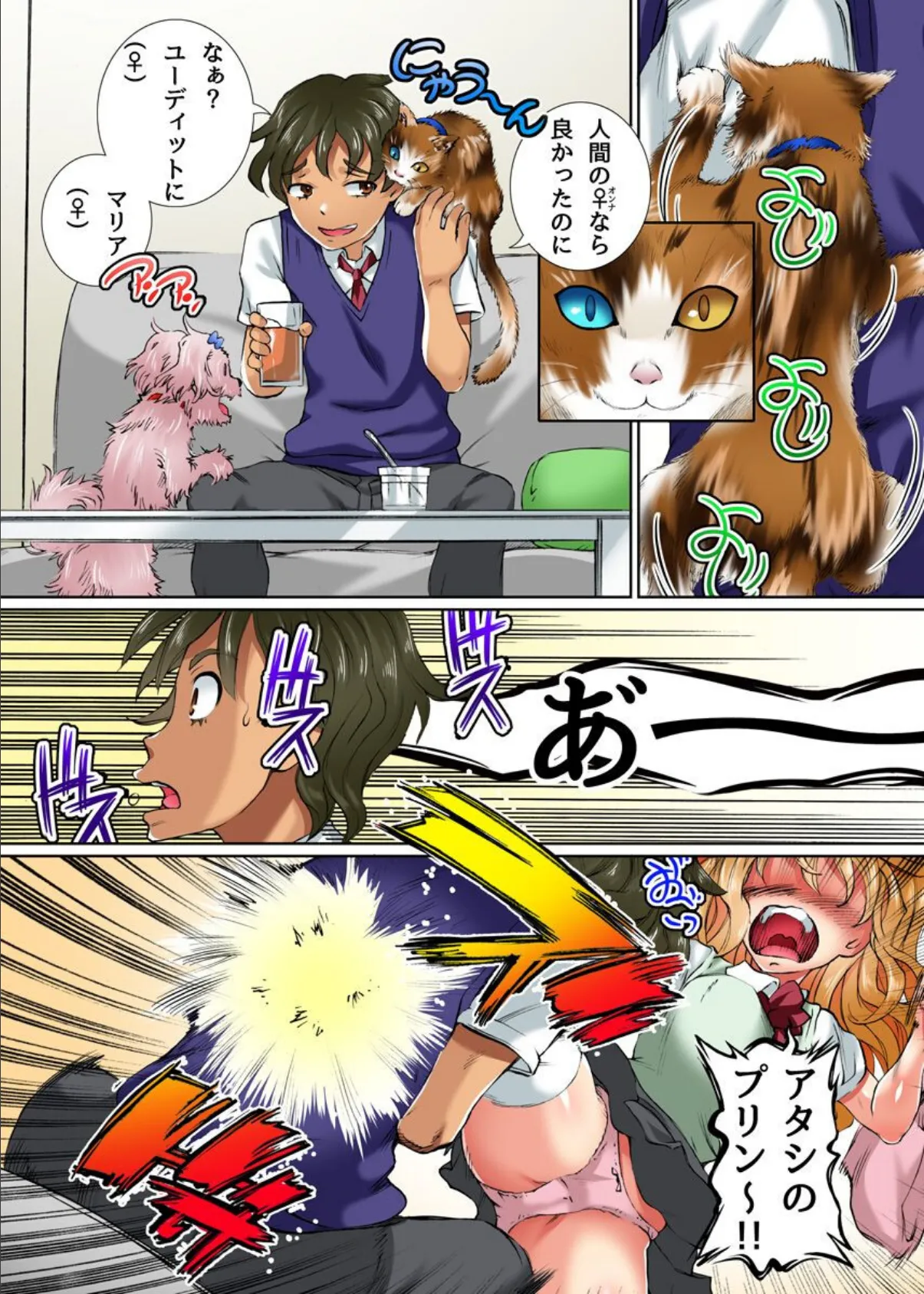 女の子たちが憑依されて本能のままにサカるビッチになっちゃったから家でも外でもヤりまくりっ! 3ページ