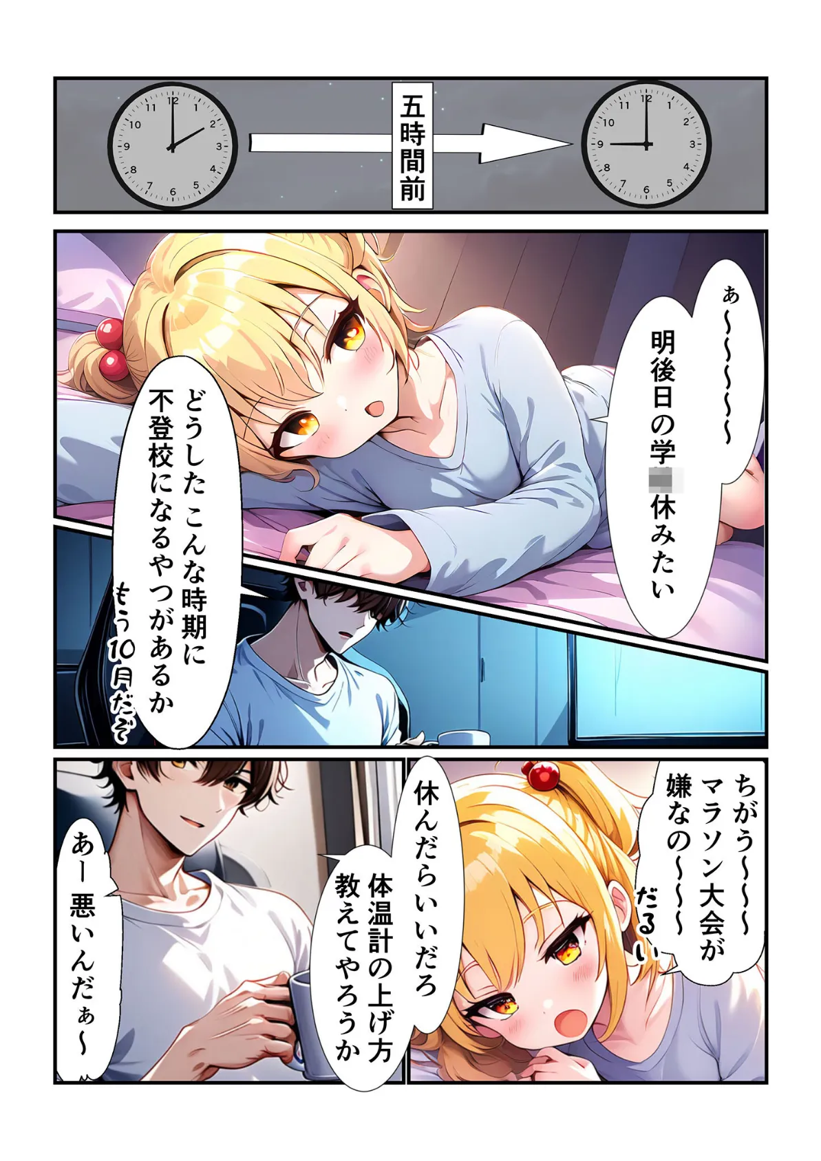 海代悠帆の露出災難（総集編） モザイク版 8ページ