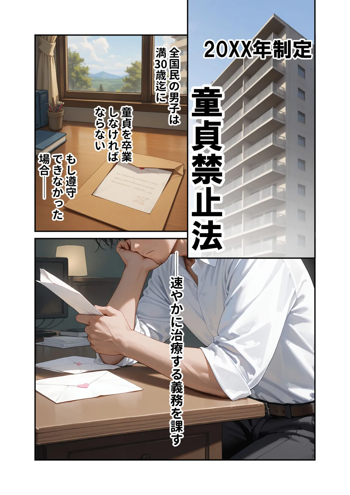 童貞撲滅!セックス・クリニック 〜白衣の天使に痴療された僕の童貞〜 モザイク版 3ページ