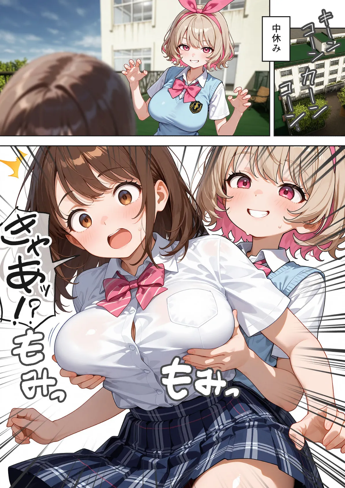 キモおじ⇔●●入れ替わり【2】クラスの男子誰の●●●●孕●かな？モザイク版 14ページ