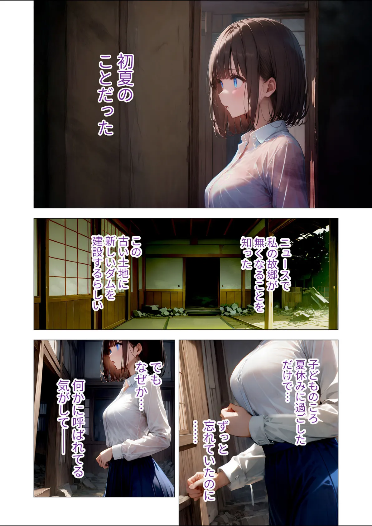 怪異に堕ちる姫【恐】〜歪みゆく淫靡な記憶〜 モザイク版 8ページ