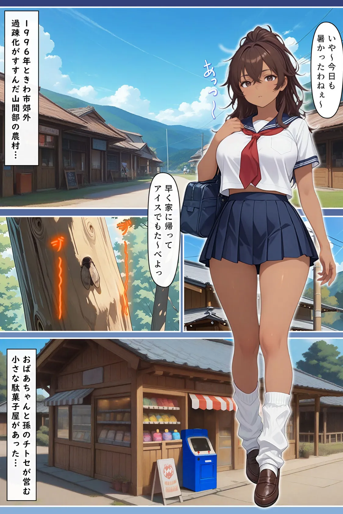 ゲーミングお姉ちゃん【褐色巨乳ギャル姉と格ゲー勝負で精通ボーイ！コマンドミスでティウンティウン！】 モザイク版 3ページ