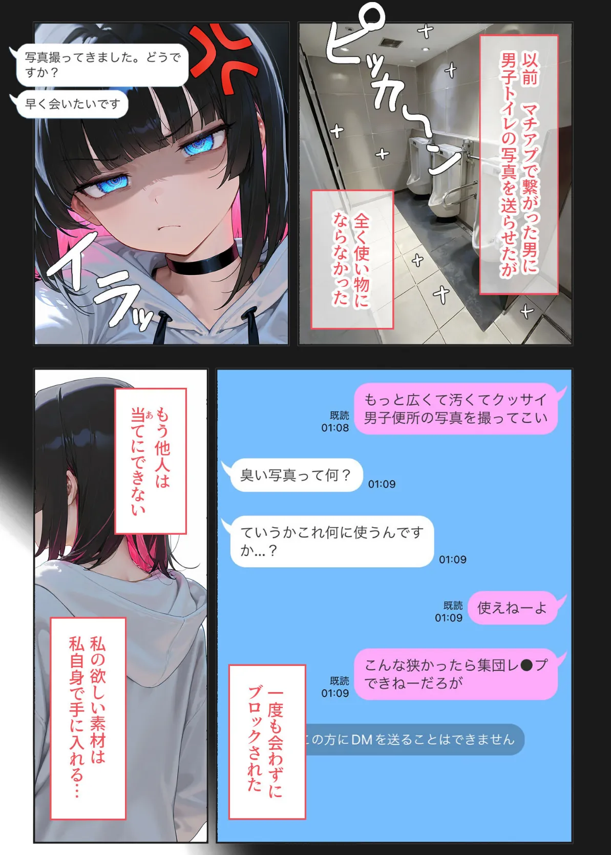 エロ漫画家の過激でキケンな突撃取材 〜お前が便所になるんだよ！〜 モザイク版 5ページ