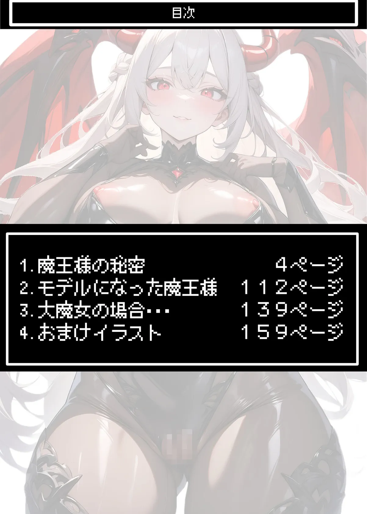 魔王様の秘密 モザイク版 4ページ